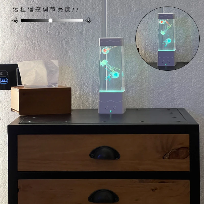 Simulation jellyfish night light creative luminous ambient light