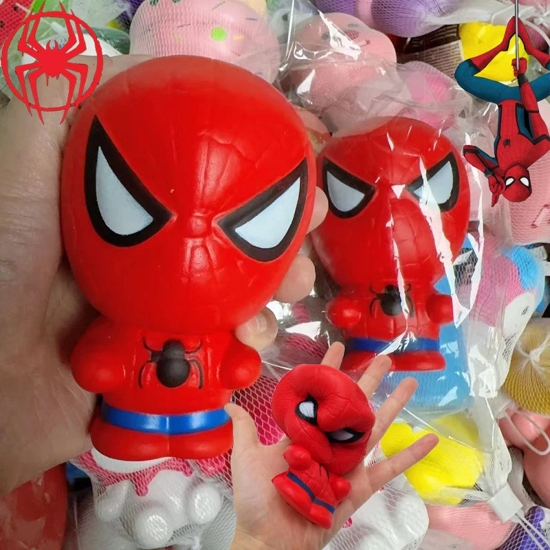 

Disney Fashion Trend Anime Dolls Spidered Man Kawaii PU Stress Decompress The Deformed DollSquishy Toys Children Birthday