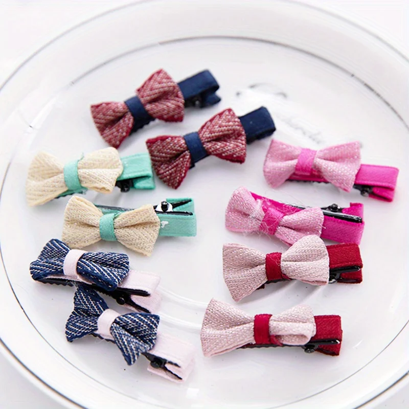 

Simple Bow Hair Clip Hair Accessories for Women Girls Daily Casual Elegant Hairpin Non-Slip Grip Gift Headband Headwear