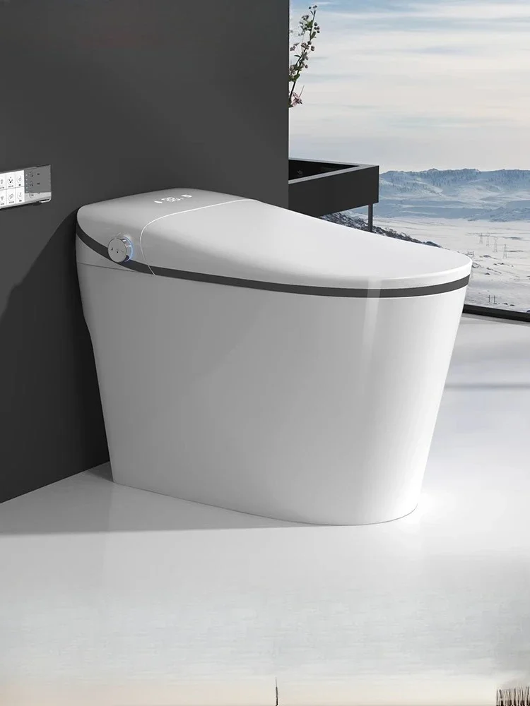 

Smart toilet automatic household zero water pressure sensor flip