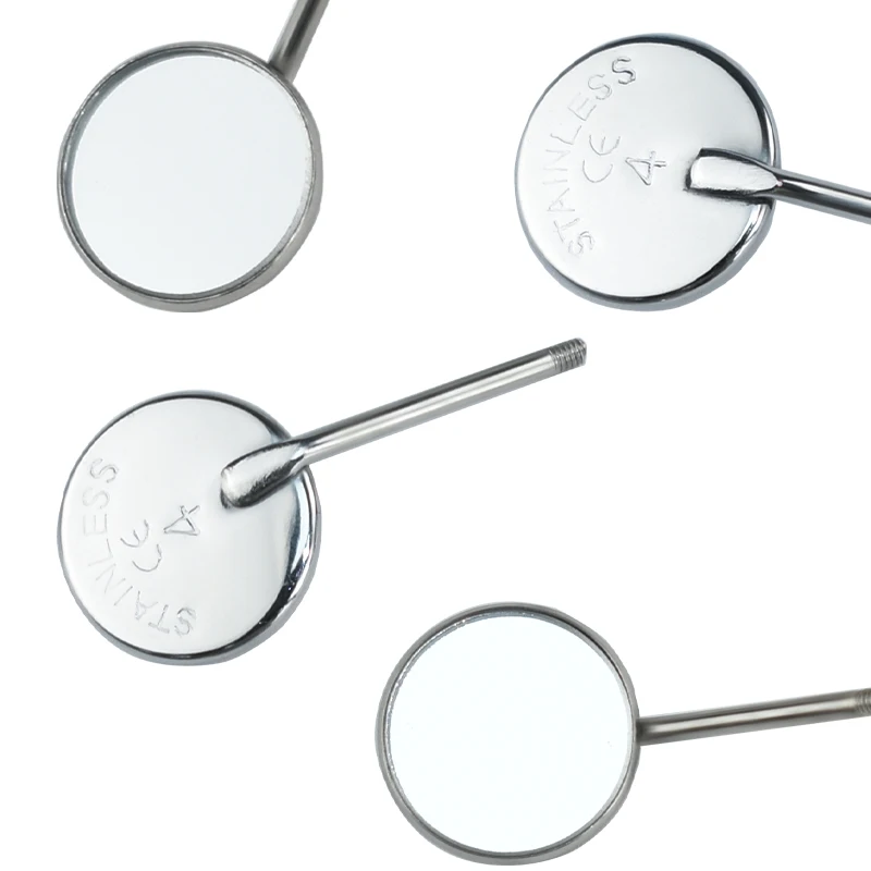 Dental Mouth Mirror Reflector Dental Mouth Mirror Oral Care Mouth Mirror Handle Dental Tools 4#/5#