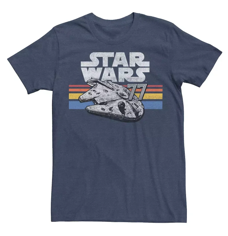 Camisetas oficiales con estampado temático de Star Wars, de manga corta, holgadas y cómodas, para hombres y mujeres en la calle.
