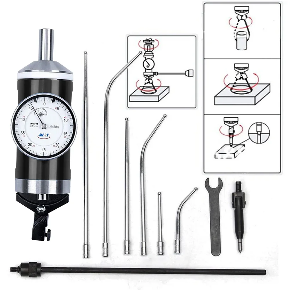 

1Set Coaxial Precision Alignment Gauge Dial Alignment Test Indicator Center Finder Router Center Search Indicator Measuring Tool