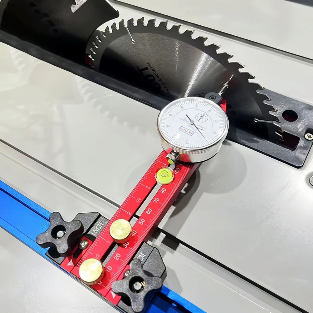 ميكرومتر منشار الطاولة، مصحح متوازي شفرة المنشار، معايرة منشار الطاولة، مشبك، ملحقات أداة معايرة الدليل