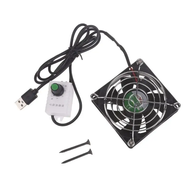 652F Compact USB Cooling Fan for Pet Houses Dog Kennels Ventilation Odor Management