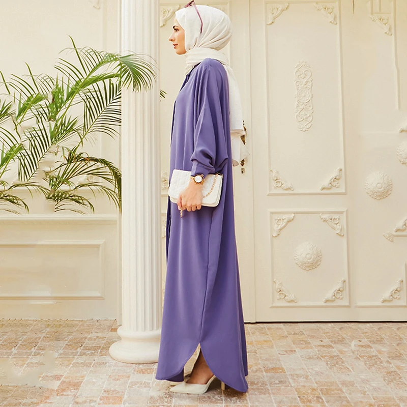 Long Dress Muslim Robe Abaya Clothing Large Size Muslim Fashion Women Clothes