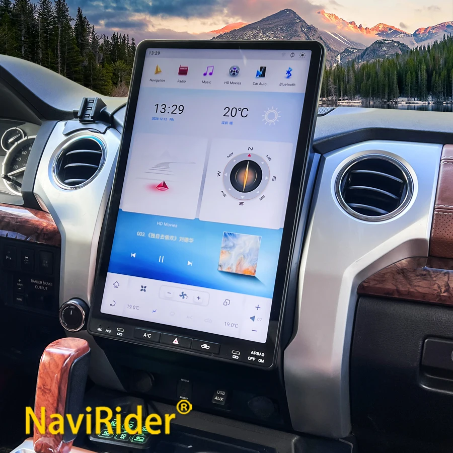 

Y 16.8 Для Toyota Tundra 2014-2020: Автомагнитола с Android Auto, CarPlay, мультимедийным видеоплеером, GPS-навигацией и головным устройством