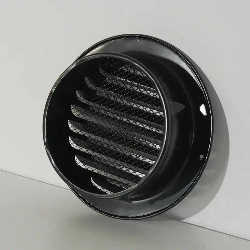 ♥70-200mm Exterior Wall Air Outlet Vent Grille Round Duct Cap Air Ventilation Cover Hole Plug Ventilation System Round Covers