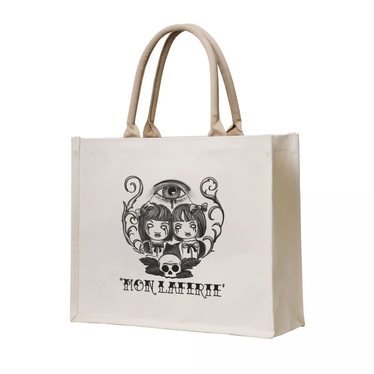 

Tattoo Mon Laferte 01 Tote Bag free delivery bags hand bag cute pouch bag Big
