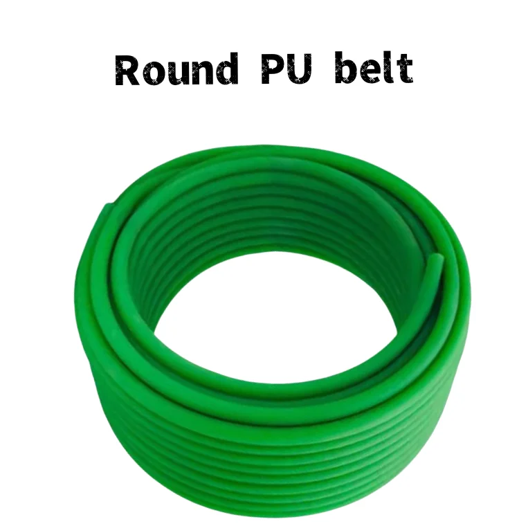 Round PU belt 2 3 4 5 6 7 8 9 10 12 15 18 20 mm Industrial synchronous belt strip driving motion conveyor transmission machine