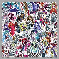 50PCS Cute Monster High School Stickers Creative DIY Graffiti Mobile Phone Case Computer Laptop Decoration Toys Gifts Sticker
