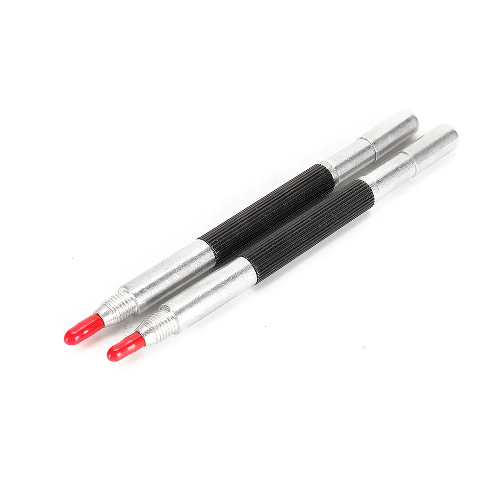 Double Ended Tungsten Carbide Scriber Pen, Aço Dica Scriber, Ferramentas Marcador Escriba, Metal, Madeira, Escultura, 2Pcs