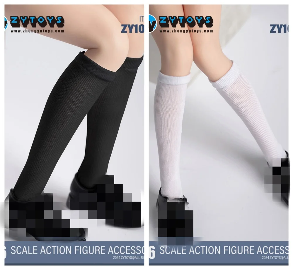 1/6 Scale ZY1039 Model Female Socks Tube Socks Student SSaccessories 12Inches Action Figure Body Doll Collection DIY