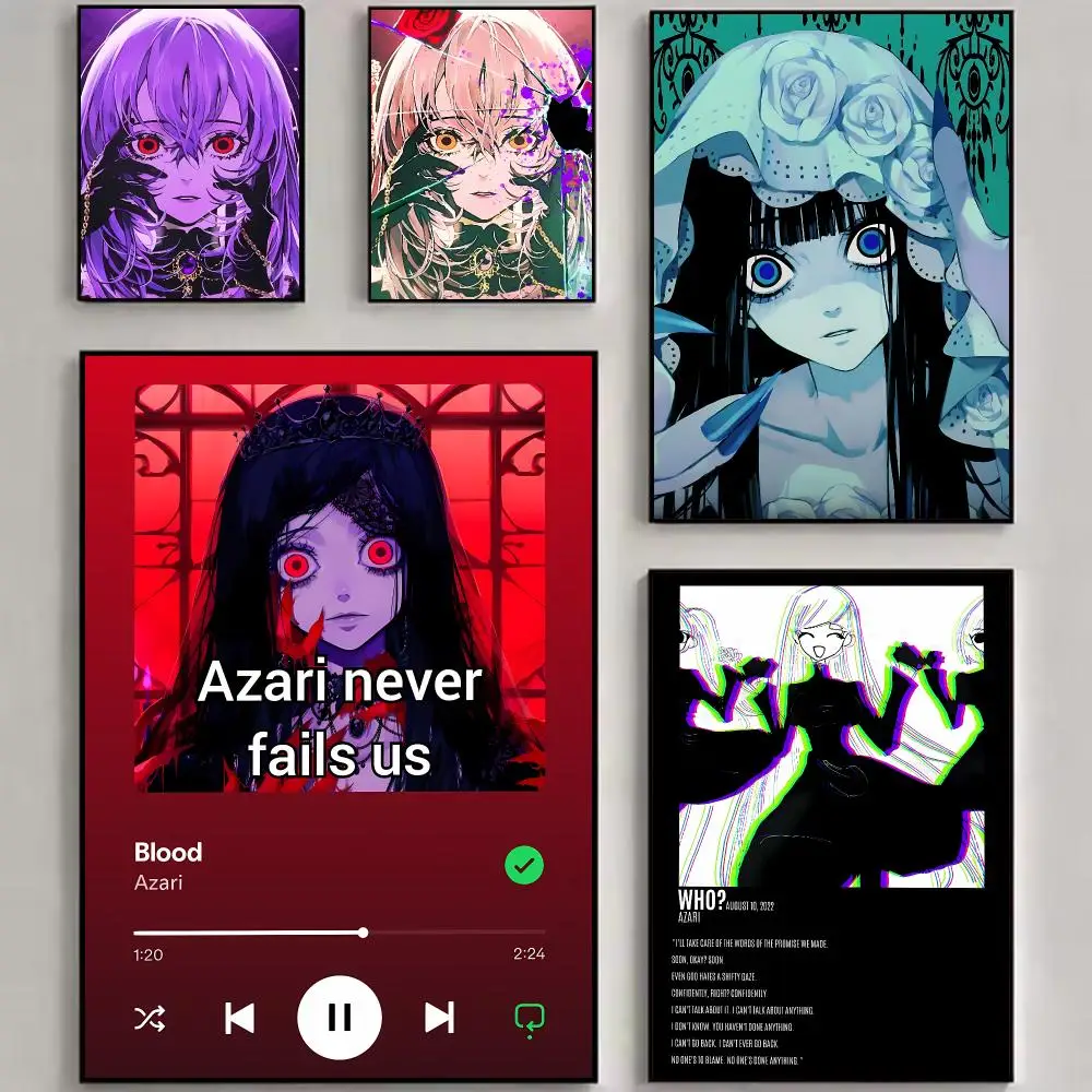 Vocaloid Music Producer A-Azari Poster Luxury Modern Wall to Enhance Home Decor Space