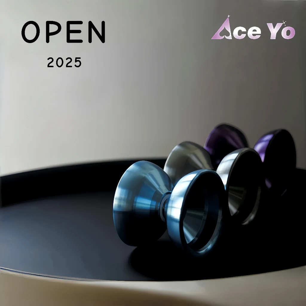 aceyo-open-2025-ワイドバージョン-モノメタル-アンレスポンシブ-プロ仕様競技用ヨーヨー-ベアリングとストリング付き-上級者向け