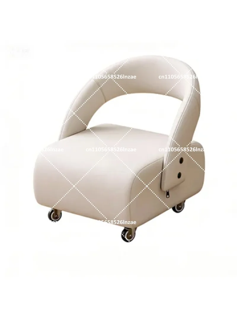 Premium Mute Small Pulley Bench Sofa Backrest Household Stool Chair