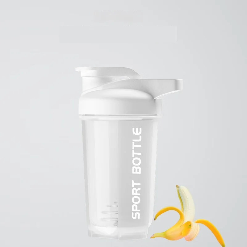 Gananxi verão shaker copo de viagem ao ar livre esportes copo à prova de vazamento garrafa de água proteína em pó copo de plástico portátil proteína em pó