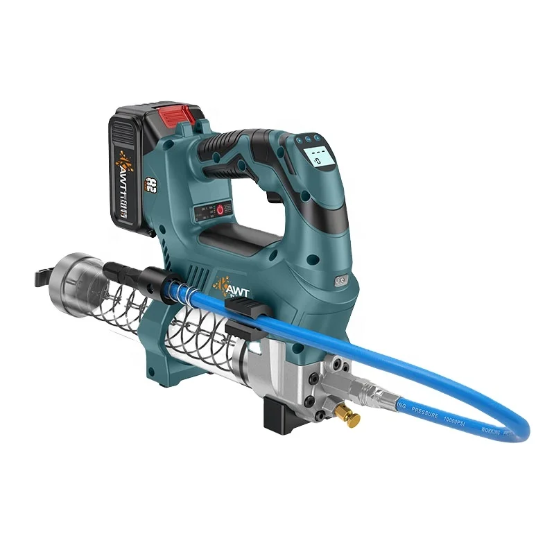 

Cavitt 21V Lithium Battery Cordless Grease Gun 12000 psi Industrial Power Tool 220VRated