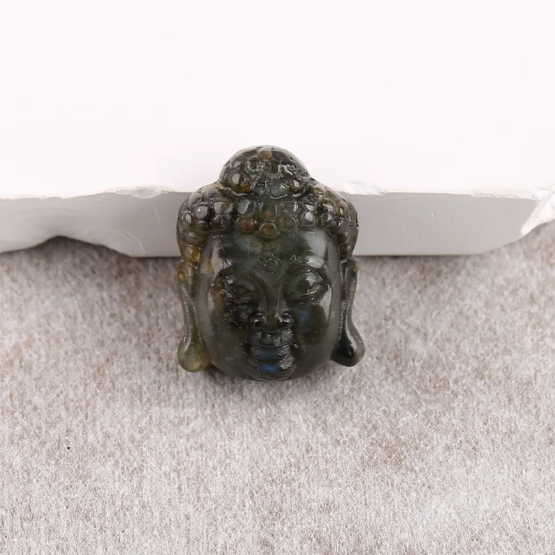 B&F Handmade Labradorite Pendants, Genuine Natural stones beads, Unique Stones for jewelry & DIY Earring Beads