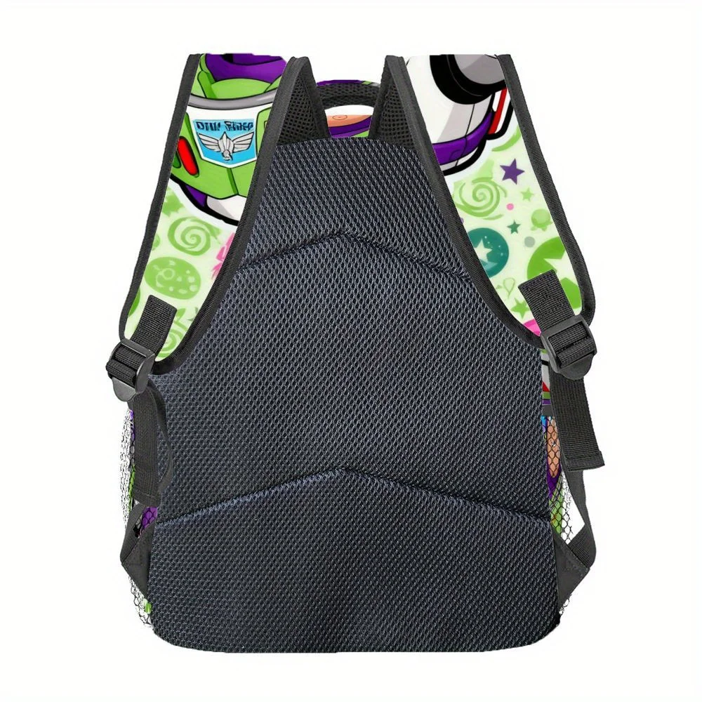 1 قطعة Toy Story Buzz Lightyear حقيبة ظهر عصرية متعددة الاستخدامات للتنقل واللياقة البدنية والسفر والتسوق والتخييم على طراز الشارع حقيبة مخصصة