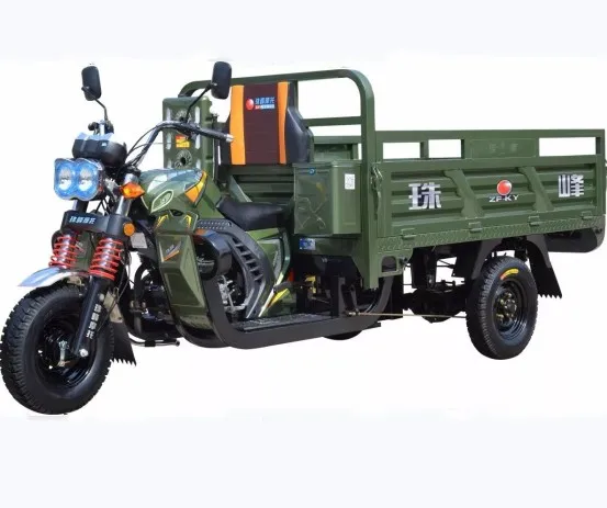 Hot selling home durable 3 wheel motorcycle gasoline petrol cargo tricycles custom