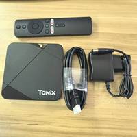 Original Tanix TX5 Android14 TV Box Amlogic S905Y5 Quad Core 16/32/64GB AV1 BT 2.4G&5G Wifi 4K HD Set Top Box Media Player