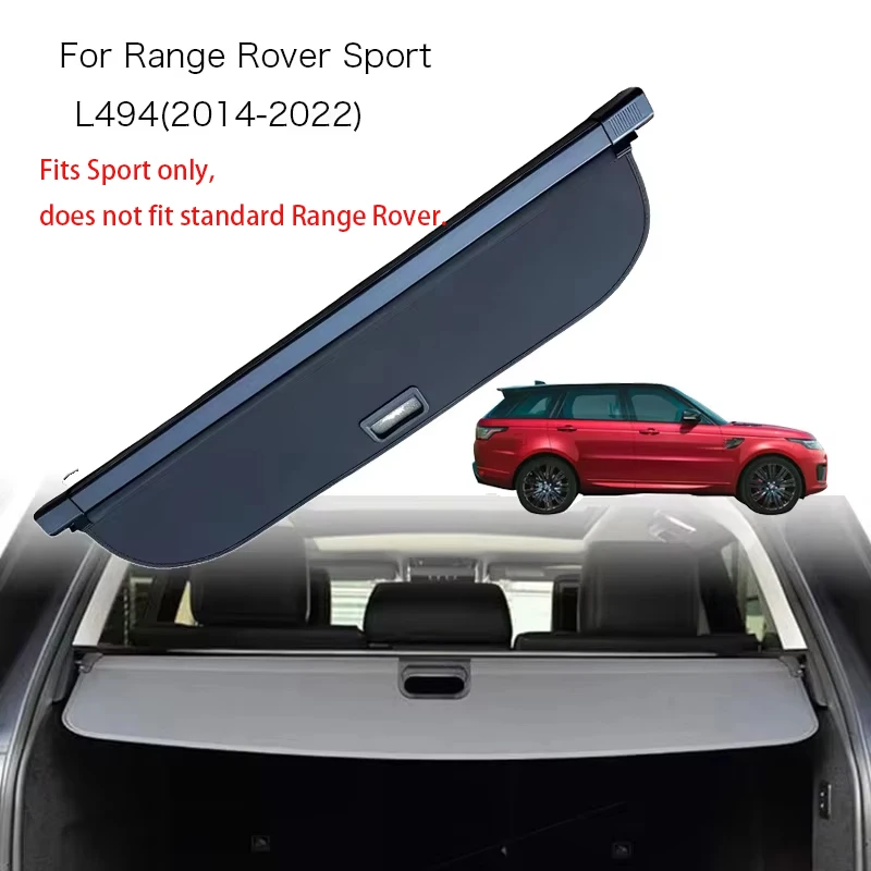 Auto Trunk Curtain Organizer Cover For Range Rover Sport L494 2014-2022 Car Cargo Cover Trunk Rear Rack Luggage Waterproof