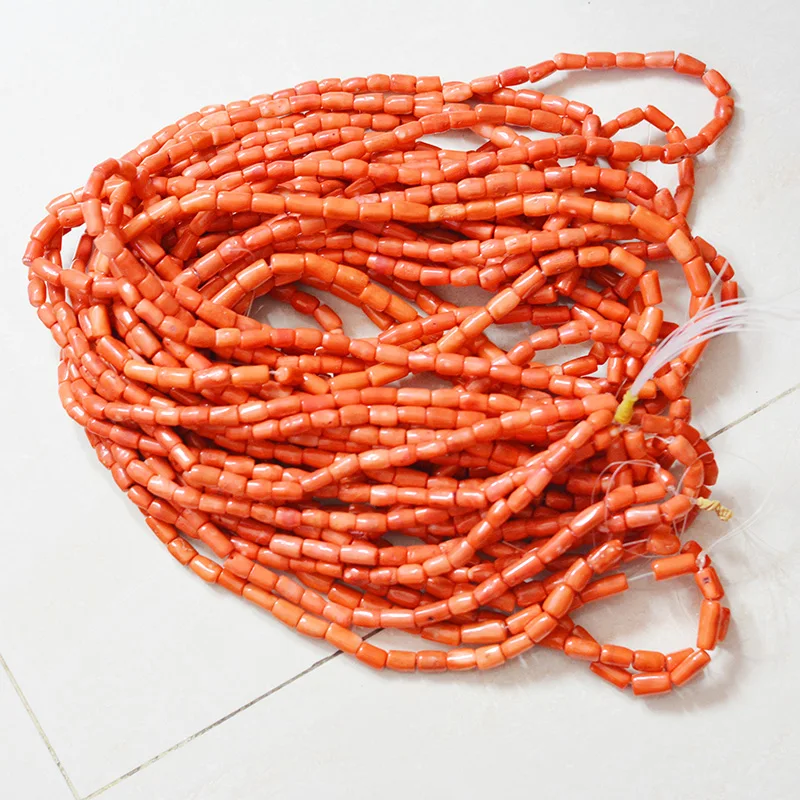 

2.5 kg 8-10mm High quality orange natural coral. Loose beads. DIY necklace/bracelet/earring material