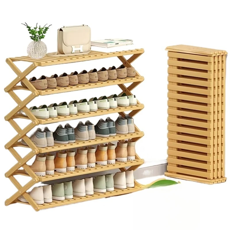 

Install and remove shoe racks, multi-layer household e****mical door storage racks, bamboo shoe cabinets