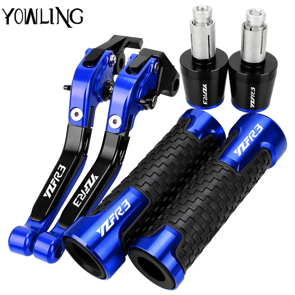 

For YAMAHA YZFR3 2015 2016 2017 2018 2019 2020 2021 2022 2023 2024 Motorcycle Brake Clutch Levers Handlebar Grips ends YZF-R3