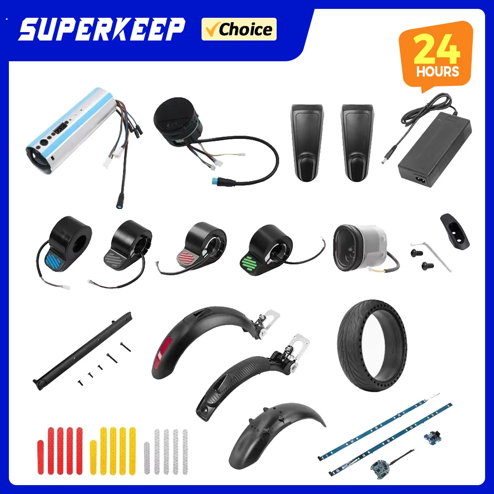 Per Ninebot ES1/ES2/ES3/ES4 Vari Accessori Caricabatteria Display Scheda Di Controllo Bmsthrottle Dito Anteriore Parafango Posteriore Pneumatici-image