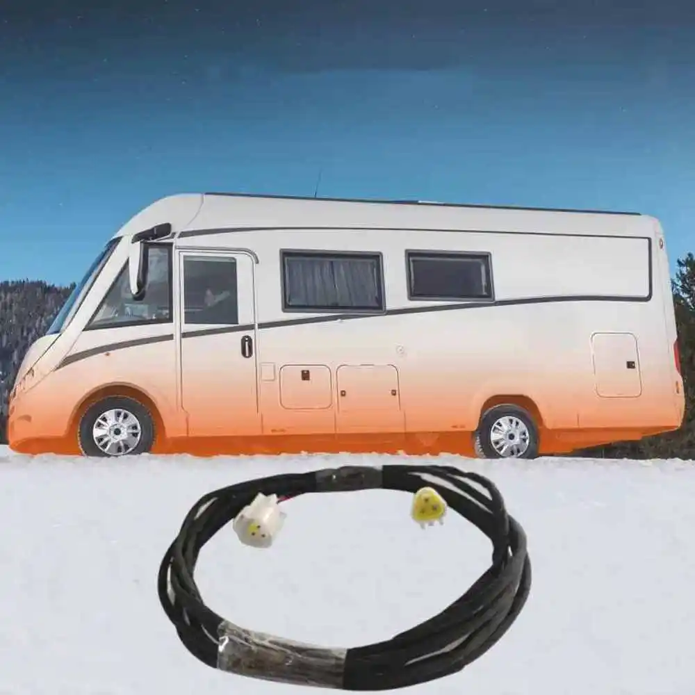 

3 м 12 В удлинительный кабель дизельного обогревателя для автомобилей, черные кабельные разъемы, совместимые с контроллерами 5 кВт 2 кВт, аксессуары для нагрева ЖК-дисплея