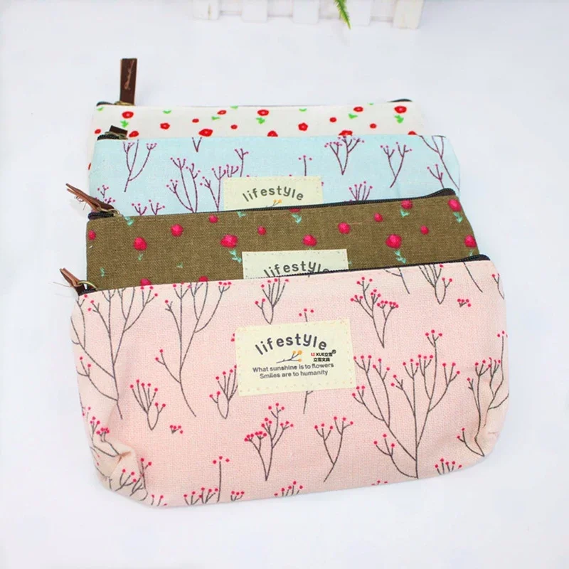 Cute Flower School Case Korea School Pencil Case Unusual Pencil cases For Girls Boys School Supplies