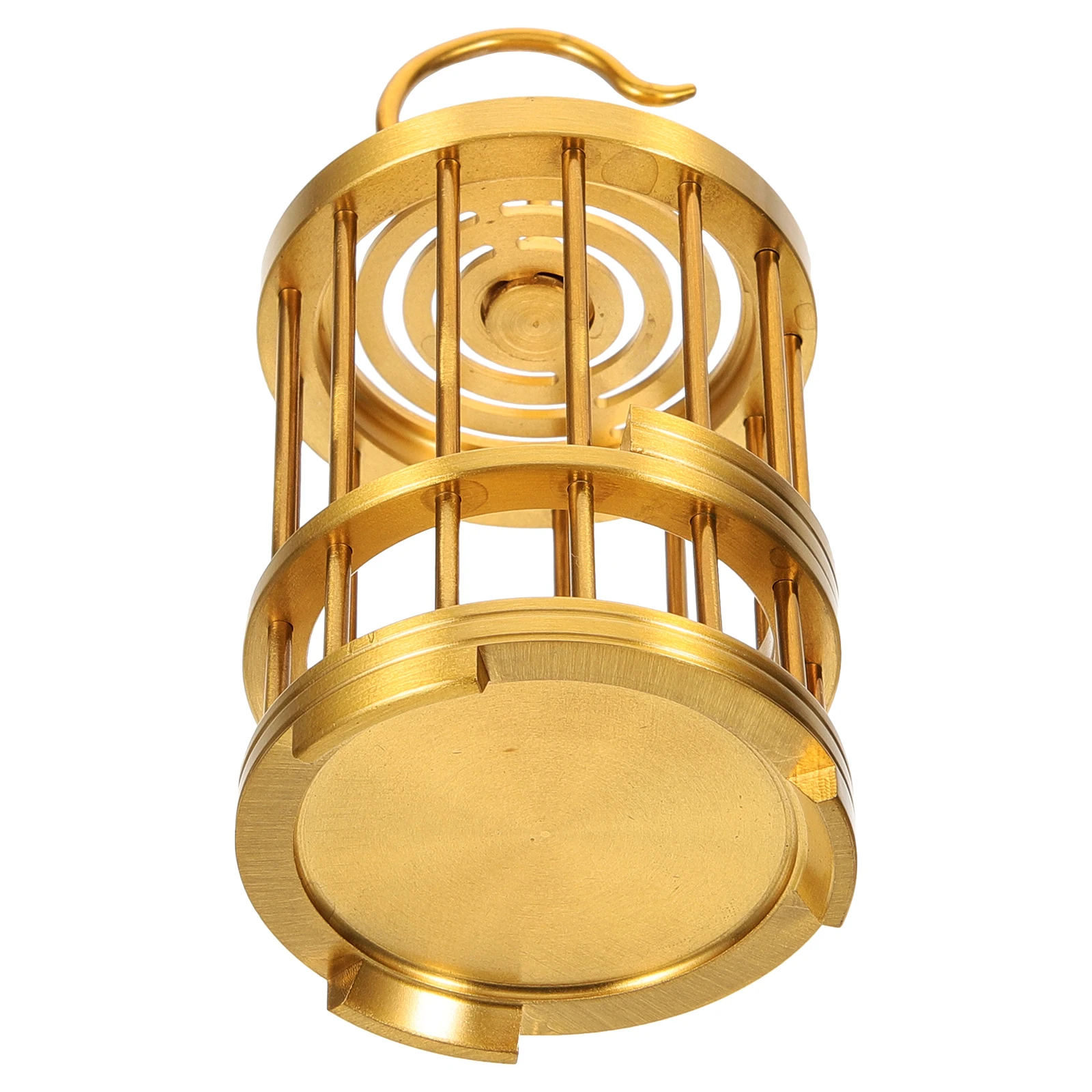 

Brass Cage Portable Ornamental Bird Round Ornaments Birdcage Decoration Cages Decorative