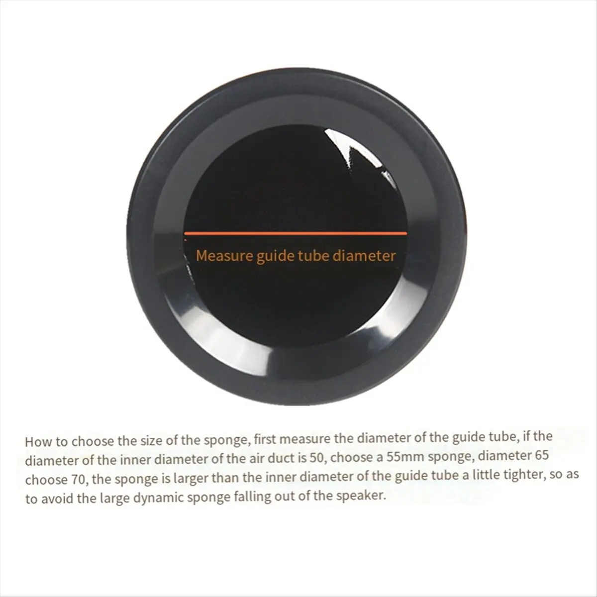 [HUND Store]~2pcs Sponge Plug for Speaker Port Tube Reflex Tube Loudspeaker Woofer Vent Phase 48x65mm