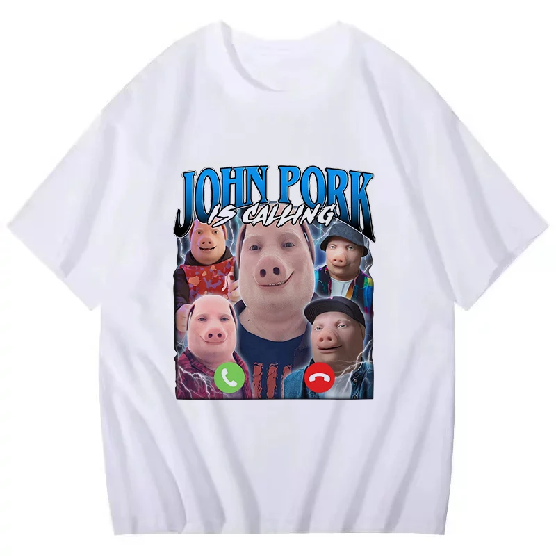 تي شيرت قوطي غير رسمي جون بورك يدعو الإجابة على المكالمات قميص الهاتف الرجال النساء مضحك الاتحاد الأوروبي حجم تي شيرت بلايز التي شيرت ملابس الشارع الشهير