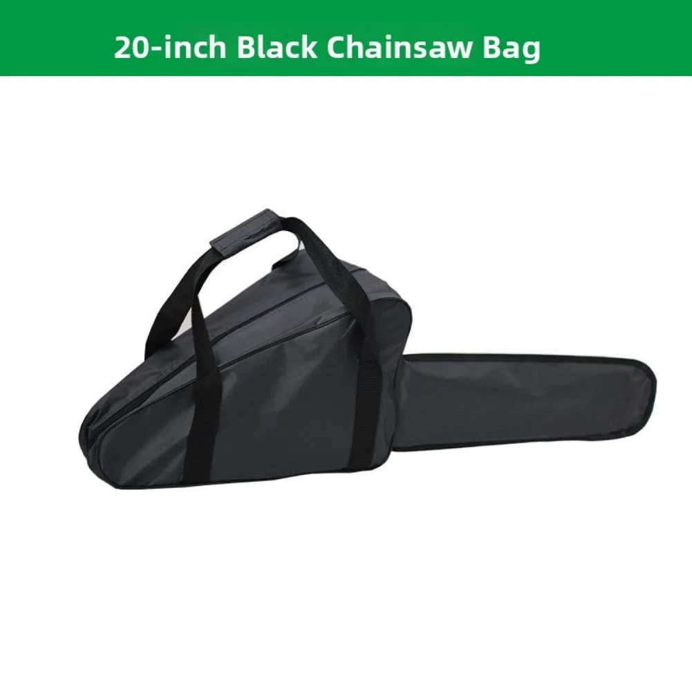 Chainsaw Storage Bag with Thickened 600D Oxford Material Reinforced Stitching and Full Coverage Zipper for Long Term Use