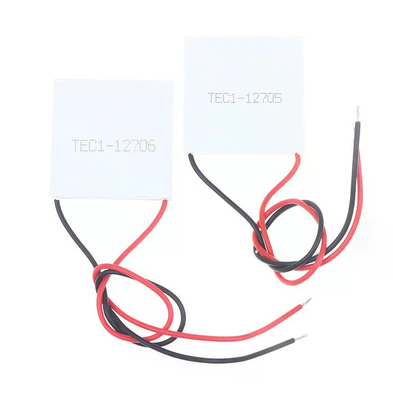 TEC1-12705 12706 TEC1-12715 Термоэлектрический охладитель Пельтье 40*40 мм 12В, полупроводниковый модуль для охлаждения