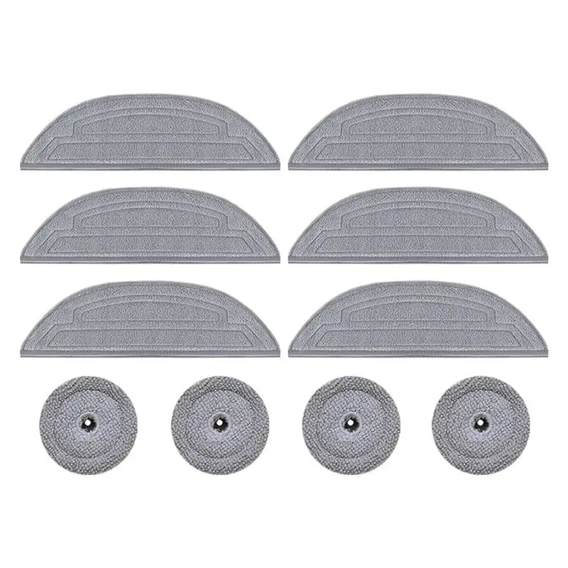 

ABRE-10PCS Mop Pad Refill For Roborock S8 Max Ultra / S8 Maxv Ultra Robot Vacuum Replacement Washable & Reusable Mop Cloth