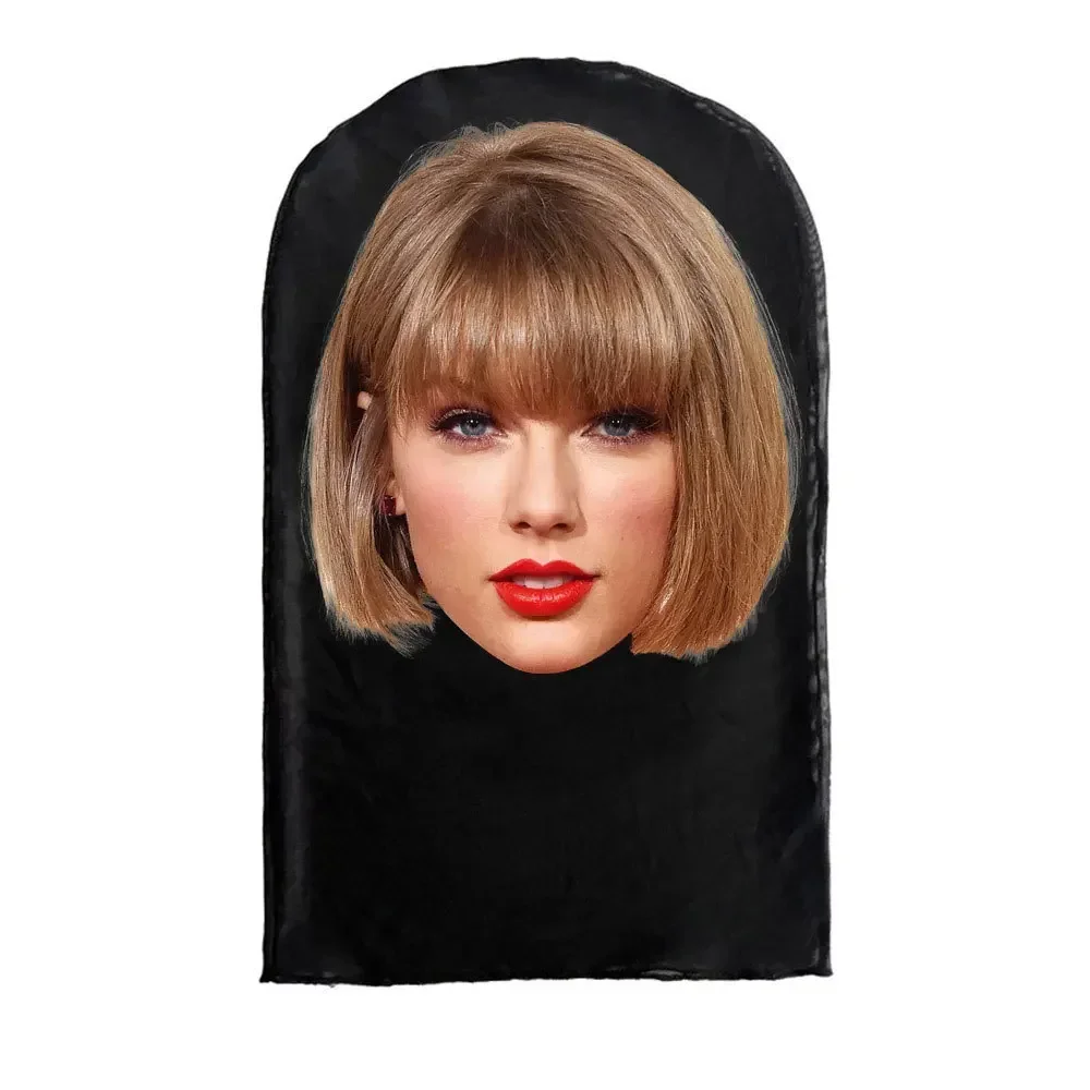 Cosplay 3D Gedrukt Kanye Masker Stretch Mesh Volgelaatsmasker Mannen Vrouwen Rollenspel Hoofdtooi Halloween Mode Bivakmuts Hoofdtooi