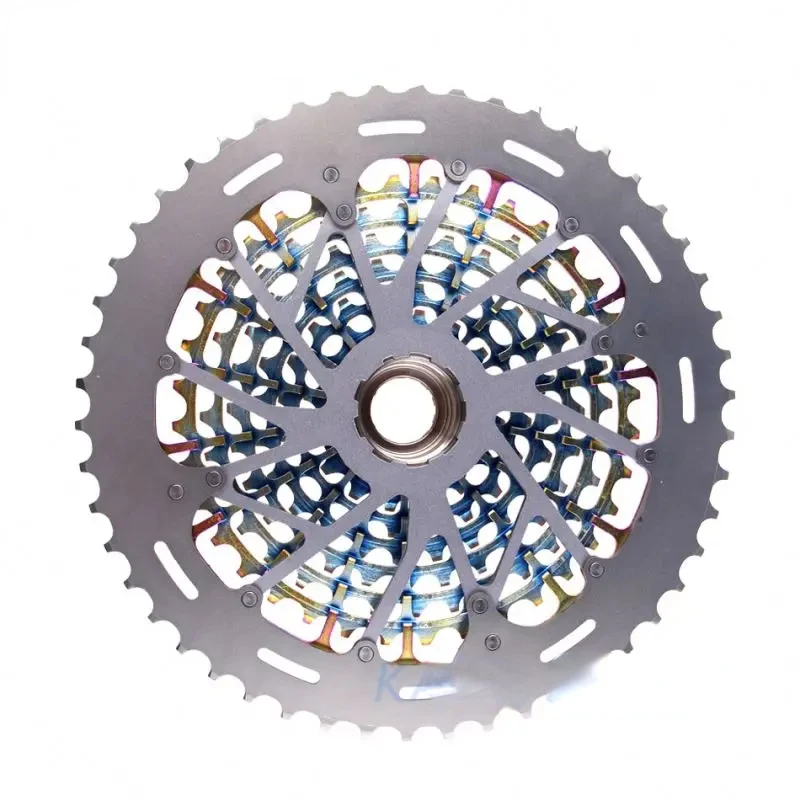 SUNSHINE MTB Bicycle Freewheel 11Speed 9-50T XD Ultralight Cassette Mountain Bike Flywheel Rainbow for SRAM XD Bike Flywheel