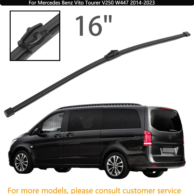 

For Mercedes Benz Vito Tourer V250 W447 2014-2023 Car Accessories 16" Rear Windshield Windscreen Washer Wiper Blade