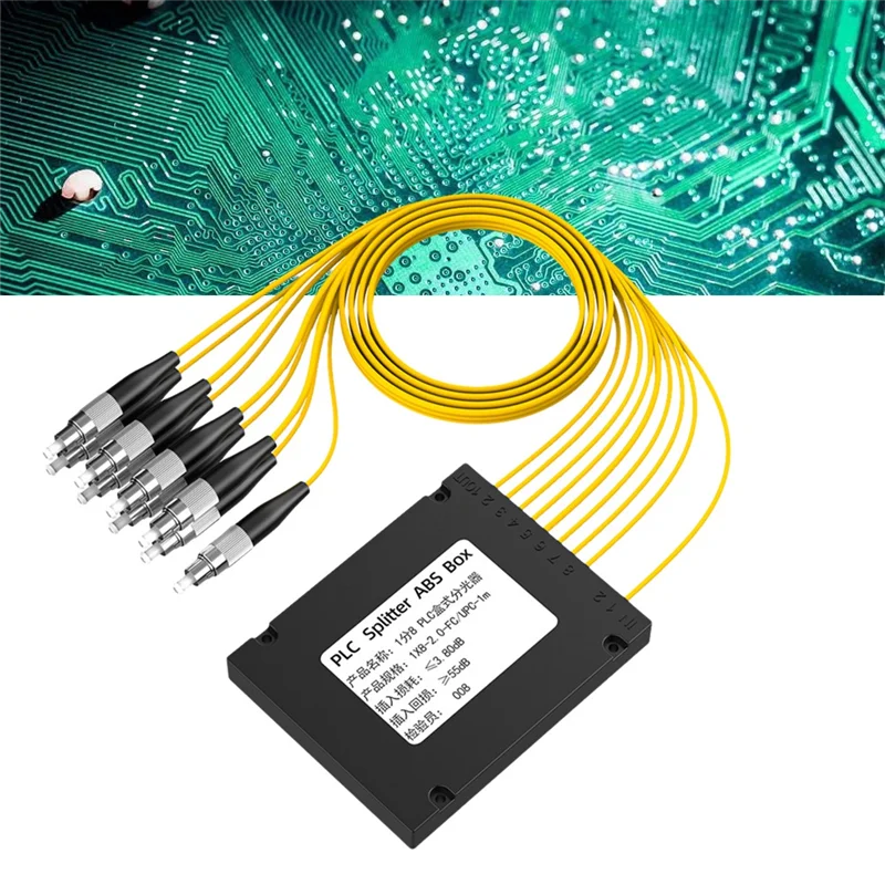

B04B-FC/UPC Fiber Optic Splitter Box PLC Splitter ABS Box Fiber Optical Splitter Fiber Optic Splitter Box