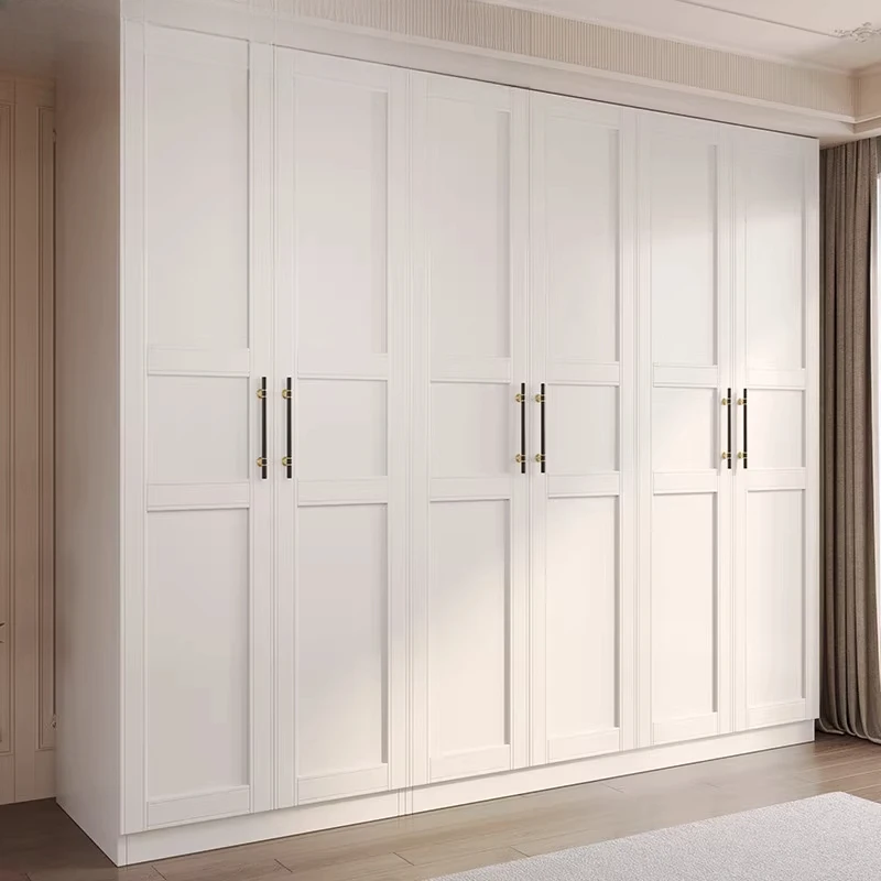 

Nordic Elegant White Wardrobe Bedroom Design New Household Storage Wardrobes Organizer Clothes Guarda Roupa Bedroom Furniture