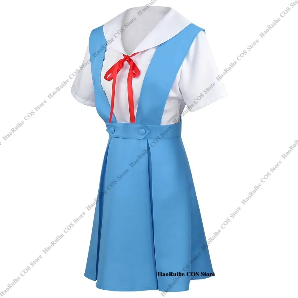 CosplayAyanami Rei Cosplay Dress with Socks Asuka Langley Sohryu School uniform Ayanami Rei Outfits  for Anime Comic Con Asuka c
