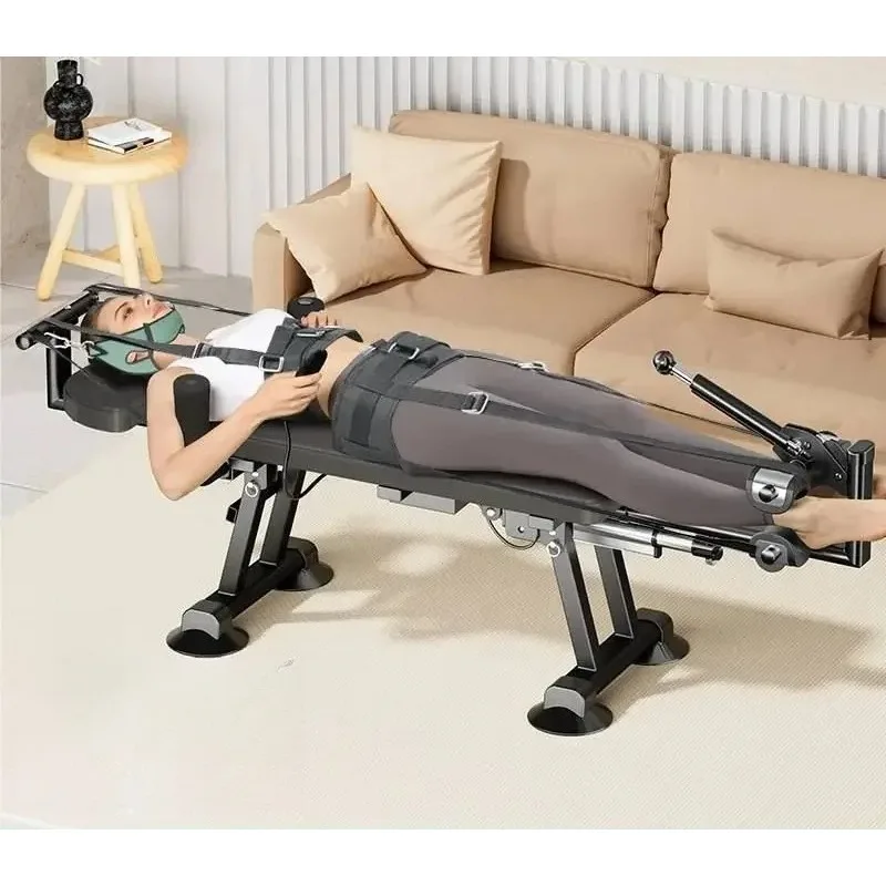 Electric Cervical & Lumbar Traction Bed Massage Table for Physiotherapy & Rehabilitation