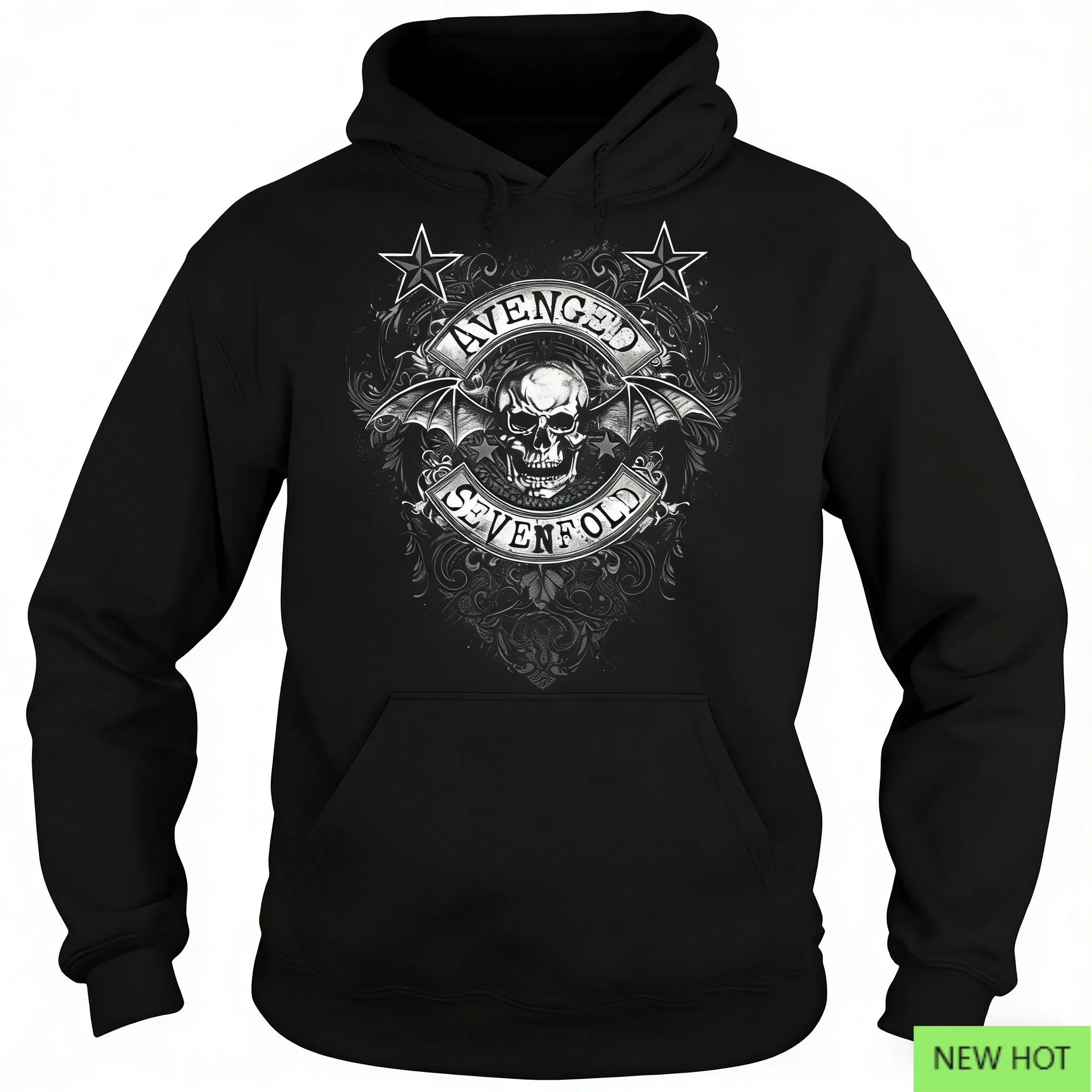 

Толстовка Avenged Sevenfold Skull, толстовка Hard Rock, идеально подходит для фанатов, Who Love Wild Hard Rock и Metalcore Vibe