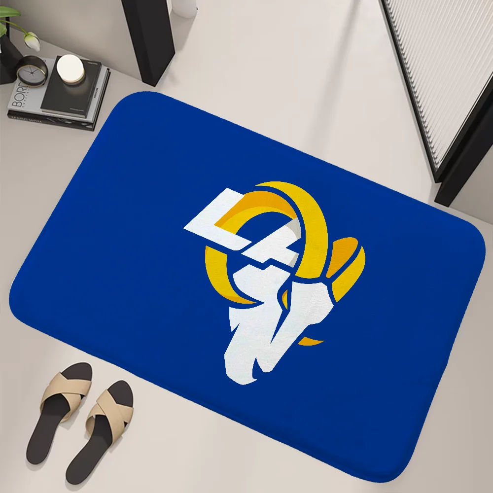 Los Angeles Rams Bedroom Carpet for Kitchen Floor Mat Entrance Doormat Outdoor Rug Decoration Home Accsessories Welcome Offers