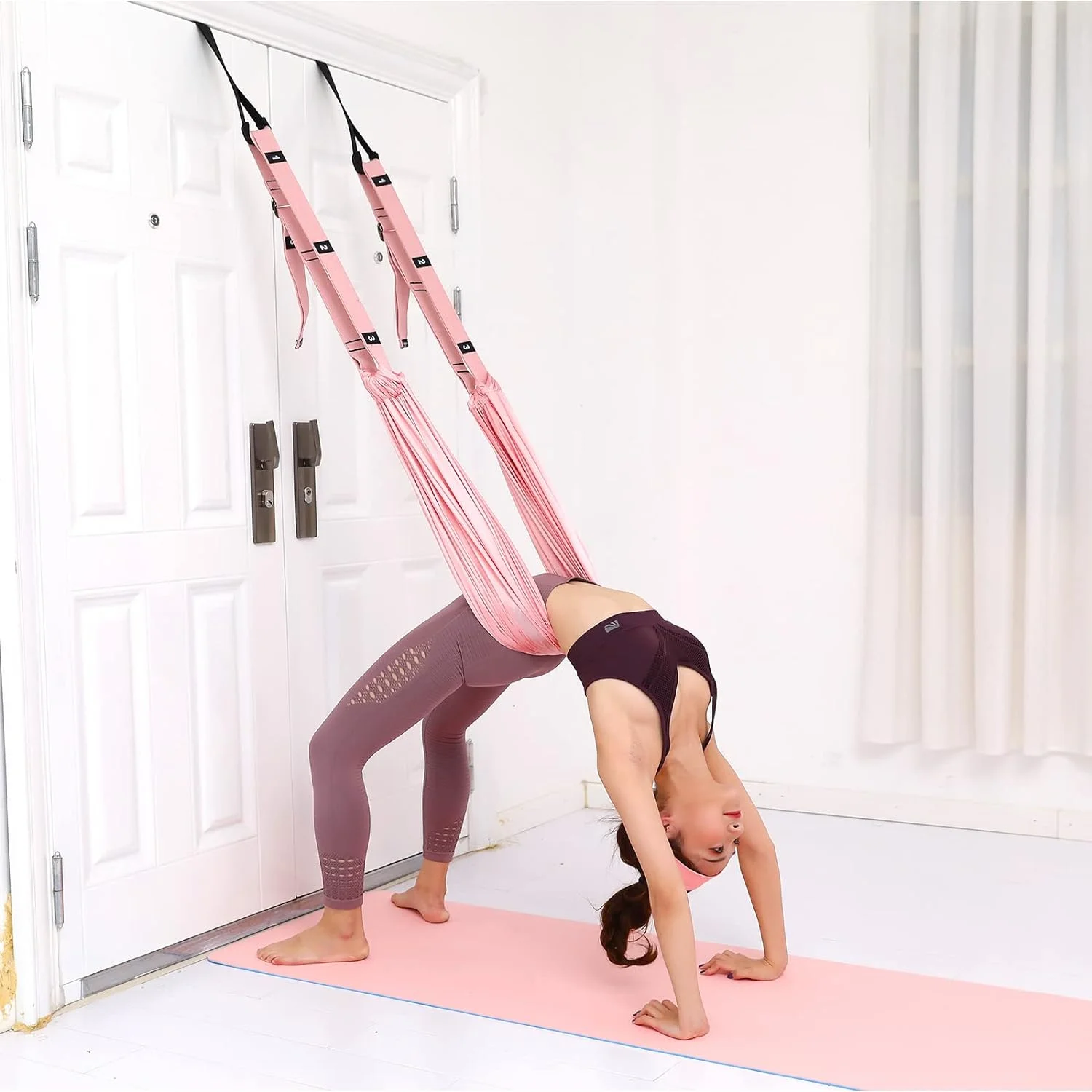 Civière de jambe premium et ceinture d'entraînement pour une force améliorée, une flexibilité et un équilibre. Outil idéal pour les gymnastiques, aeria
