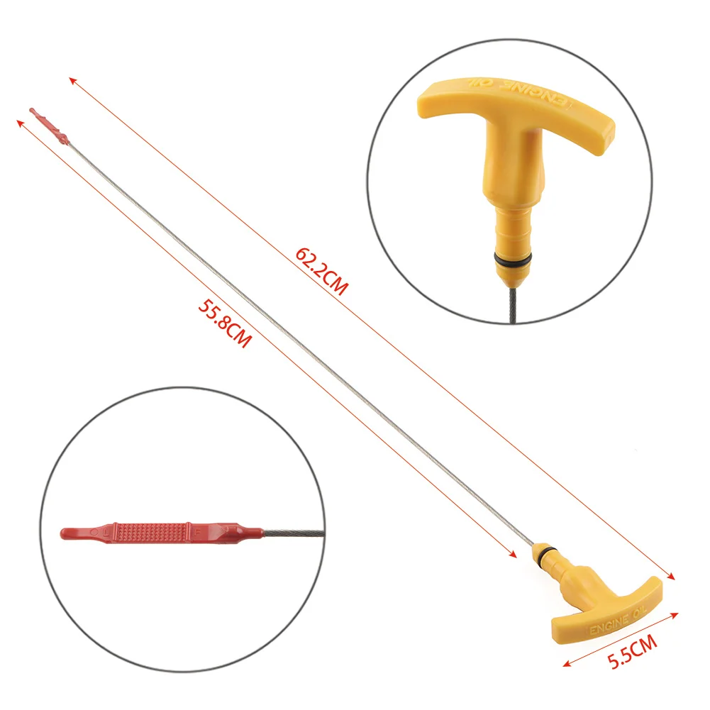 62.2cm Car Engine Oil Dipstick For Hyundai Elantra Sonata Tucson For KIA Forte Optima Soul 266112E021